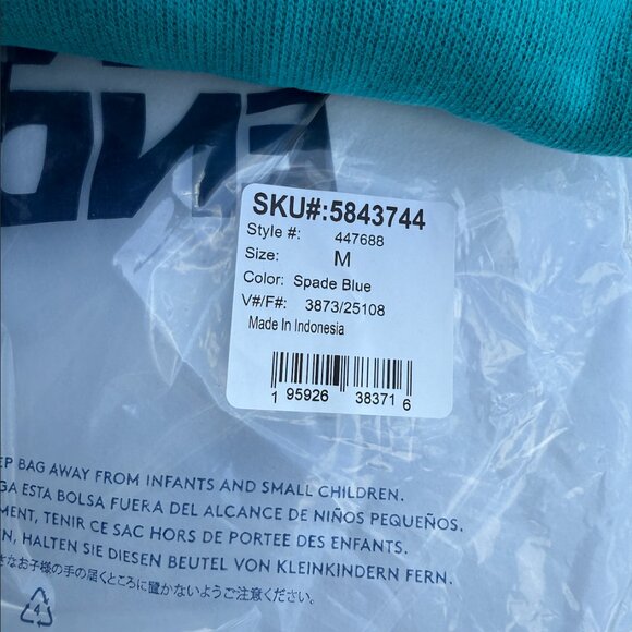 Lands' End Men's Bedford Rib Sweater Quarter Zip Pullover Sz M,L Spade Blue - Picture 6 of 8